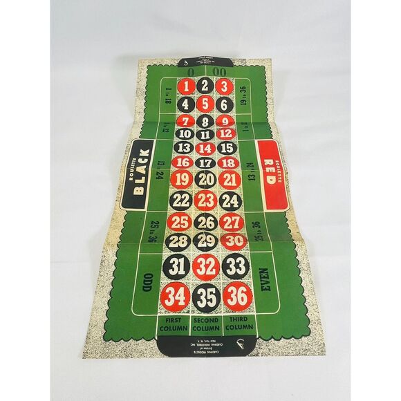 Vtg E.S. Lowe Real Roulette Game in Original Packaging - Picture 5 of 6